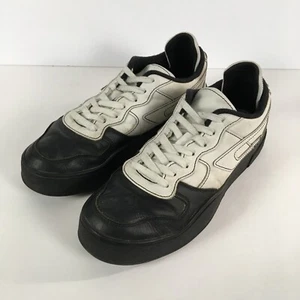 Diesel S-Ukiyo Low X Sneaker Herren 10 Schwarz & Weiß Leder Y02962 PR013 H1527 - Bild 1 von 12