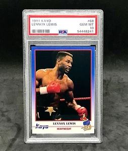1991 Lennox Lewis Rookie Kayo #68 Boxing Card Graded Psa 10 Gem Mint !!!! - Picture 1 of 2