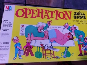NEW Retro Operation Skill Game w/ Cards 2003 Kids age 6+ Sealed Milton Bradley - Picture 1 of 4