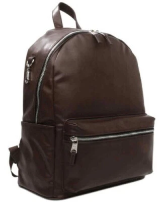 Mochila domo Steve Madden Core de cuero sintético para hombre, marrón Foto 1 de 3