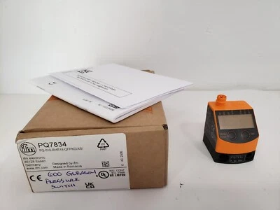 IFM ELECTONIC IFM ELECTRONIC PQ-010-RHR18-QFPKG/AS PRESSURE SWITCH 4 PIN (PQ7834) NIB