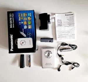 nuovo Panasonic Walkman RQ-SX76 lettore di cassette wireless personale corpo in metallo - Foto 1 di 24