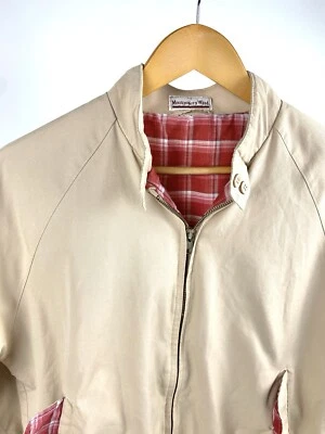 Abrigo Chaqueta De Colección Montgomery Ward Ligero Forrado a Cuadros Estilo Solo Miembros Mujeres L Foto 1 de 4