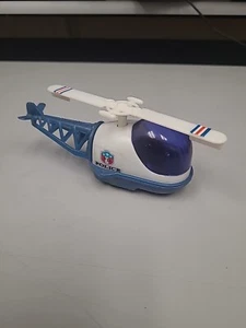 Bell Helicopter RARE Police Wind Up Toy Vintage - TESTED WORKING  - Picture 1 of 6