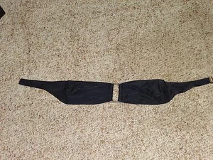 Wings Bandeau Swimsuit Top Black Small Strapless Retro - Picture 1 of 3