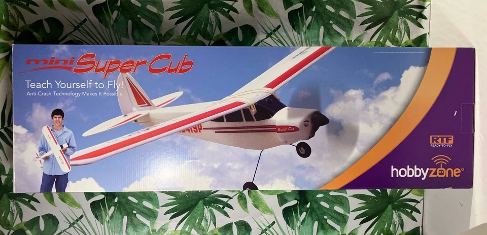 RARE New R/C Hobbyzone Mini Super Cub RTF Anti Crash Tech Airplane HBZ4800 - Image 1 of 4