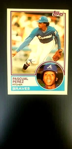 1983 Topps Traded - Pascual Perez - Card  # 84T - NICE CARD - NRMNT/MINT - Picture 1 of 6