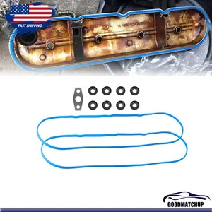 Valve Cover Gasket for 97-16 GMC LS3 Hummer Pontiac Chevrolet 4.8L 5.3L 6.0L OHV - Picture 1 of 11