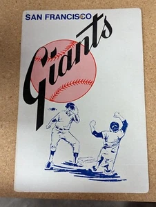 RARE 1974 Fleer Big Signs MLB Logo Sign 8x11,5" Vintage San Francisco Giants  - Photo 1 sur 2