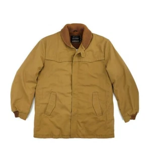 Giacca vintage Sears Sportswear Perma Prest uomo taglia 42 cappotto marrone reg anni 60 - Foto 1 di 10