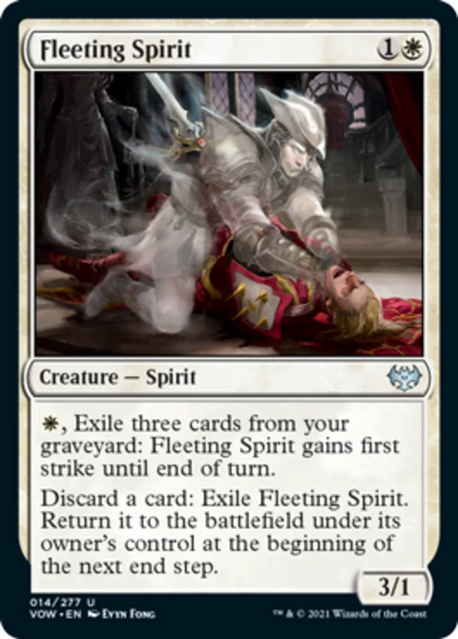x1 Fleeting Spirit - Innistrad: Crimson Vow - NM - MTG - Image 1 of 1