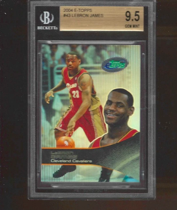 NBA カード Lebron James  Silver  BGS 9.5 Lebron James Topps Chrome Rookie Refractor Card BGS 9.5 Gem Mint