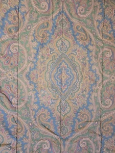 Edredón reversible vintage Ralph Lauren Brianna Elizabeth Paisley KING - Imagen 1 de 13