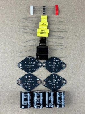 Heathkit W-7A Complete Recap Kit Amplifier Rebuild Can Caps W-W7A - Image 1 of 4