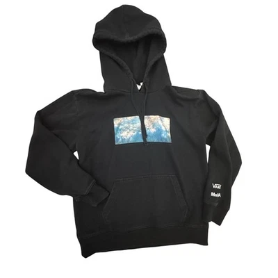 Vans MoMA Collaboration Sudadera con Capucha Negra Estampado Artístico Gráfico Pullover Talla XS Foto 1 de 4