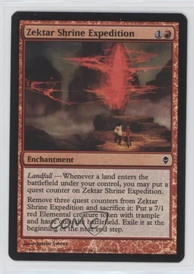 Zektar Shrine Expedition Foil Magic: Zendikar #155 2009 - Image 1 of 2