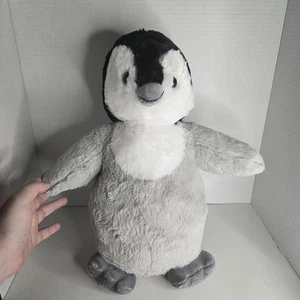 Build A Bear Gray Grey Baby Penguin Plush Stuffed Animal 15" - Picture 1 of 4