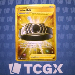 Pokemon - Choice Belt (Secret) - 211/189 - SWSH10: Astral Radiance - Holo NM - Picture 1 of 1