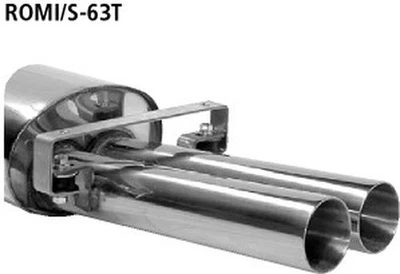 Bastuck Sistema Racing desde Cat Salida Centro Rover Mini Mod.ohne Cat 2x63mm - Imagen 1 de 3