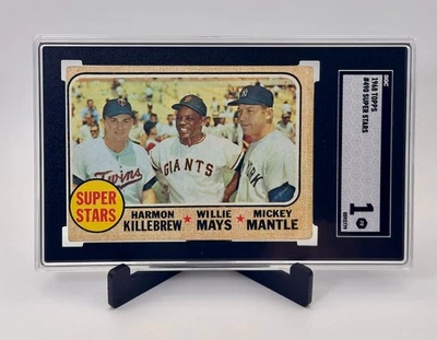 1968 Topps #490 Super Stars SGC 1 - Image 1 of 2