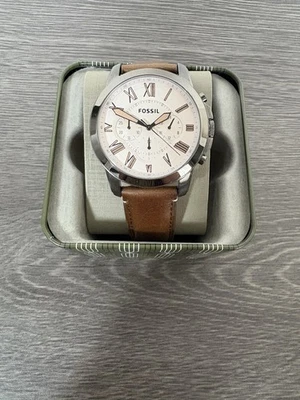 Reloj para hombre Fossil FS5214 Grant esfera marrón Foto 1 de 4