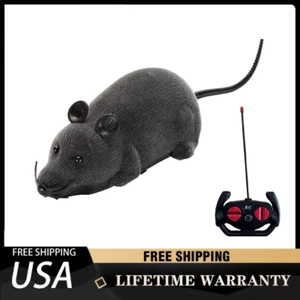 Wireless Remote Control RC Rat Electronic Mouse for Cat Dog Pet Toy Novelty, - Picture 1 of 13
