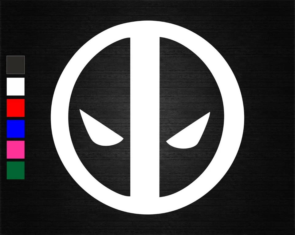 DEADPOOL MARVEL VINYL DECAL STICKER CAR/VAN/WALL/DOOR/LAPTOP/WINDOW/HOME - Image 1 of 1