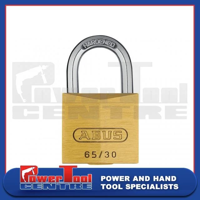 ABUS Mechanical 65/30mm Brass Padlock Carded ABU6530C