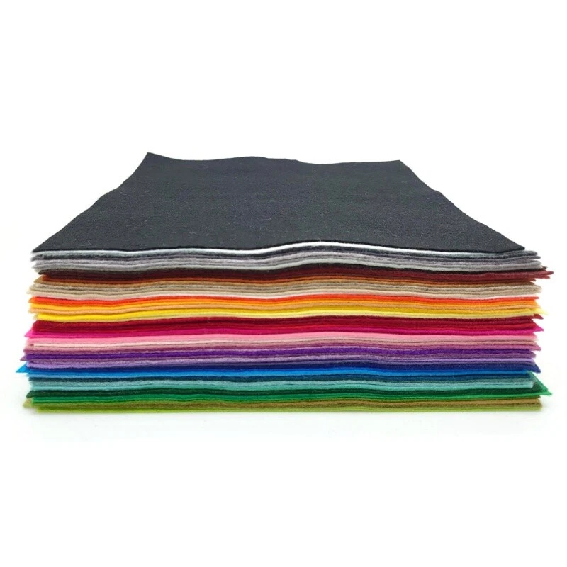 Craft Felt Squares 30% Wool Blend 9" x 9” Available in 64 Colours *Pick & Mix* - Image 1 of 4