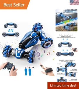 Remote Control Stunt Car with Gesture Sensing & Dual Terrain Modes for Ages 5-12 - Picture 1 of 7