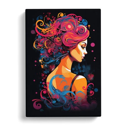 Impresión de arte de pared en lienzo pop del zodiaco de cáncer enmarcado decoración sala dormitorio Foto 1 de 4