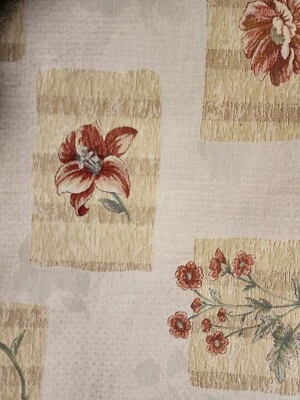 Framed Flower Tapestry Decorating Fabric By-The-Yard Qty Discounts - Image 1 of 4