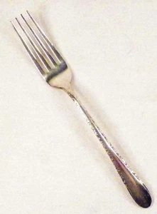 Gorham Invitation Silverplate Dinner Fork Flatware Vintage 1940 - Picture 1 of 5