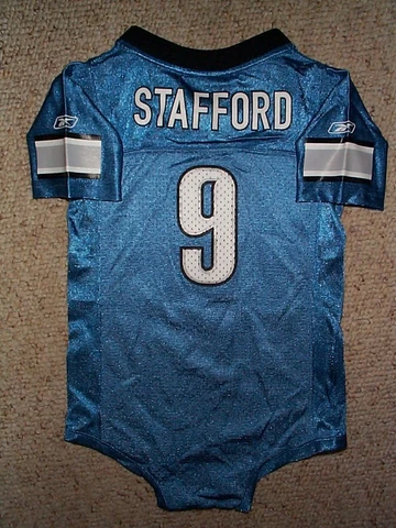 ($34) Detriot Lions MATT STAFFORD nfl INFANT BABY NEWBORN Jersey 24M 24 M Months Cover