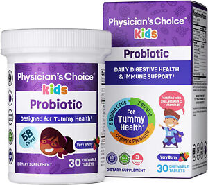 Probiotics for Kids 7 Diverse Strains Organic Prebiotics Vitamins & Minerals