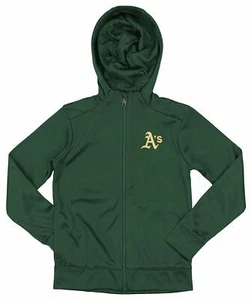 Outerstuff MLB Youth/Kids Oakland Athletics Performance Full Zip Hoodie - Picture 1 of 8