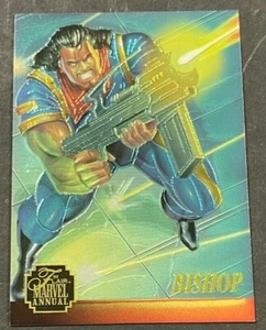 1995 FLAIR MARVEL ANNUAL BISHOP LTD EDITION INSERT #10 OF 12 NRMT - MINT RANGE - Bild 1 von 2