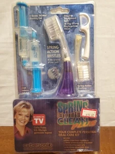 Cybersonic Spring Clean Plus Electric Toothbrush Complete Oral Care Kit New Vntg - Picture 1 of 2