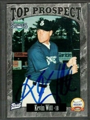 1997 Best #20 Kevin Witt Heery baseball card signed autograph (A46) - Image 1 of 2