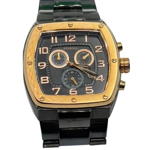 Vintage Fossil Chronograph FS-4389 Herren Rosegold Analog Uhr RAR - Bild 1 von 7