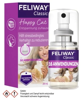 Feliway Classic 20ml Transport Spray Travel Spray / Pumpspray (522,50€ / L) - Bild 1 von 4