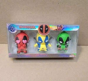 Deadpool Walmart Exclusivo Bolso Figura Clip Paquete de 3 Set Nuevo Sellado  - Imagen 1 de 2