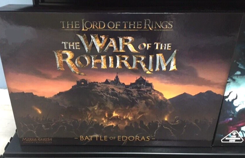 LORD OF THE RINGS BOARD GAME THE WAR OF THE ROHIRRIM BATTLE OF EDORAS NEW AUS - Image 1 of 2