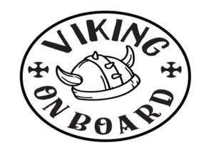 Viking on Board Van Car Sticker - Vikings stickers Viking decals xxx - Picture 1 of 5