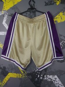 Los Angeles Lakers Remake NBA Basketball Shorts Mitchell&Ness Mens Size L ig93