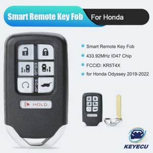for Honda Odyssey 2019-2022 Smart Remote Key 7 Button 433.92MHz ID47 Chip KR5T4X - Picture 1 of 6