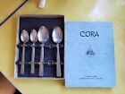 Sola Cora Set Of 8 Dinner & Soup Spoons Mcm Stainless Steel Flatware Holland Vtg