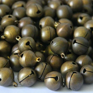 100X Bells Beads Charms Bronze Jingle Bells Pendants Jewelry Making Craft 6mm - Picture 1 of 4