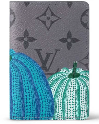 Louis Vuitton YK Yayoi Kusama Pumpkin Eclipse Monogram Pocket Organizer Wallet - Image 1 of 4
