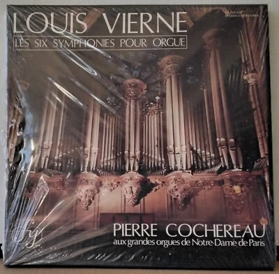 FY 5LPs BOX SEALED FRANCE LOUIS VIERNE - LES SIX SYMPHONIES POUR ORGUE COCHEREAU - Image 1 of 3